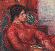 Pierre-Auguste Renoir Frau im Armsessel oil painting artist